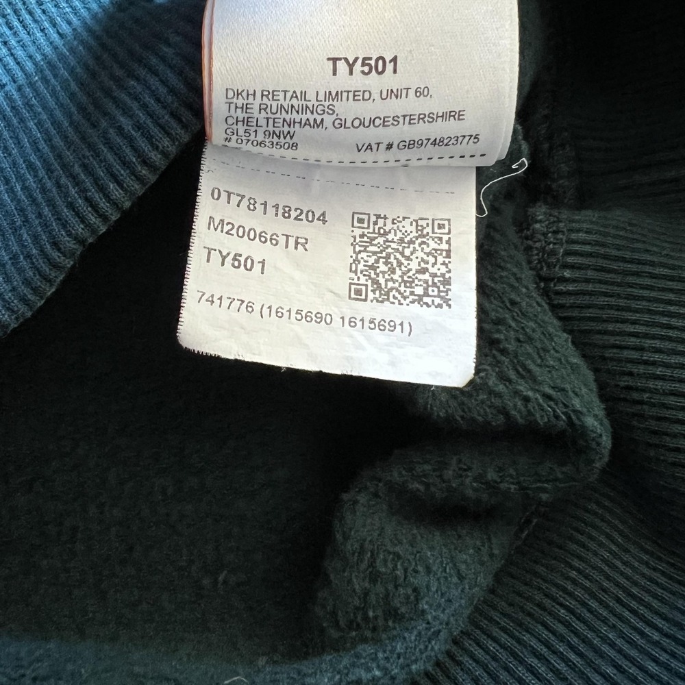 Superdry Sweatshirt Mens XL Navy Red Green Fleece Crewneck Sport Logo Colorblock - Picture 11 of 16